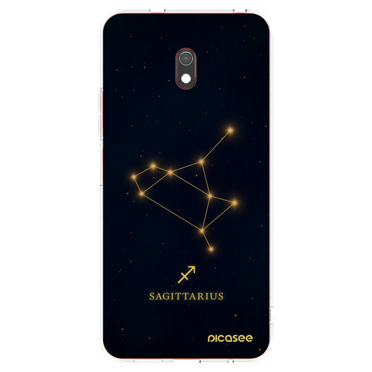 Picasee silikonový průhledný obal pro Xiaomi Redmi 8A - SAGITTARIUS