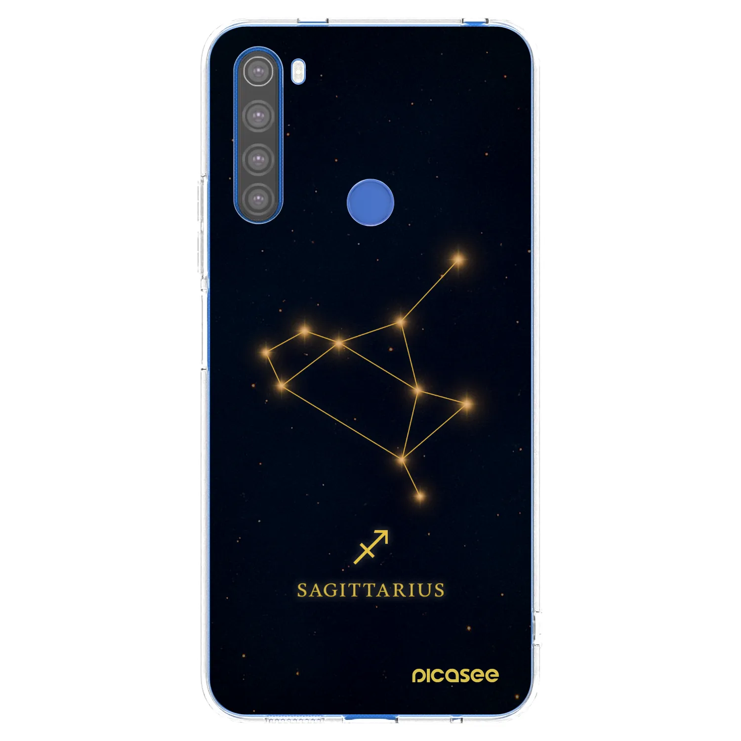 Picasee silikonový průhledný obal pro Xiaomi Redmi Note 8T - SAGITTARIUS