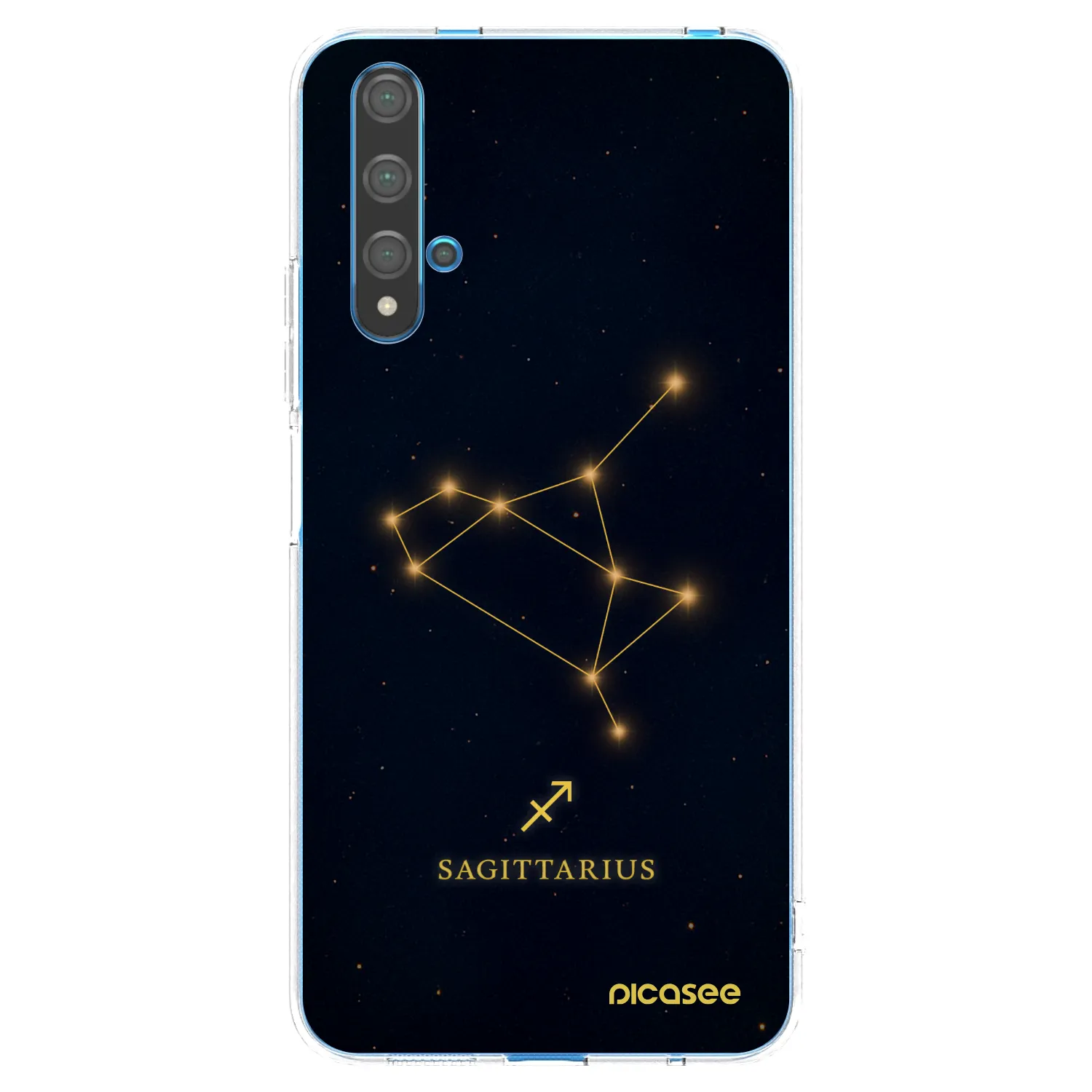 Picasee silikonový průhledný obal pro Huawei Nova 5T - SAGITTARIUS
