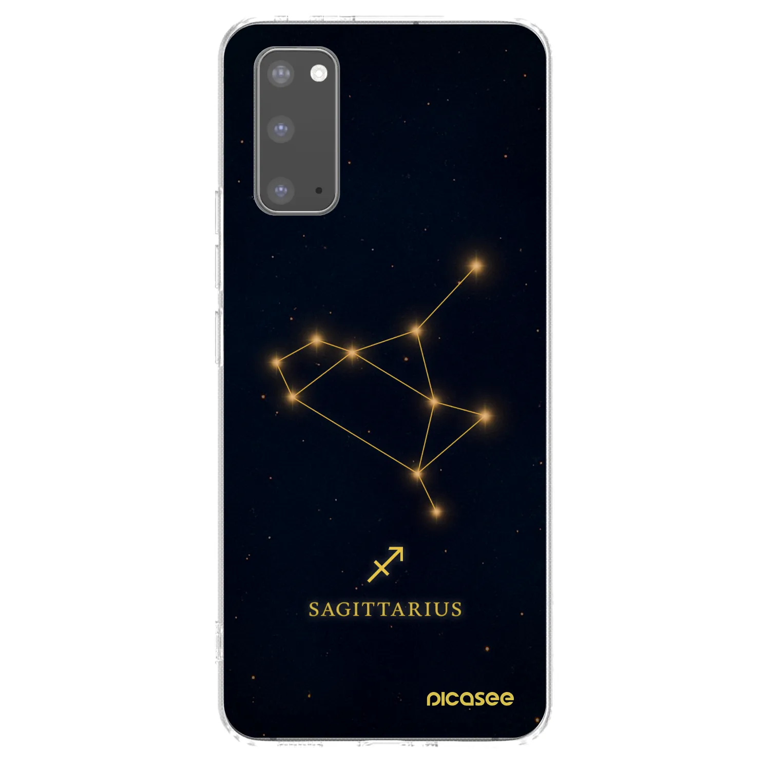 Picasee silikonový průhledný obal pro Samsung Galaxy S20 G980F - SAGITTARIUS