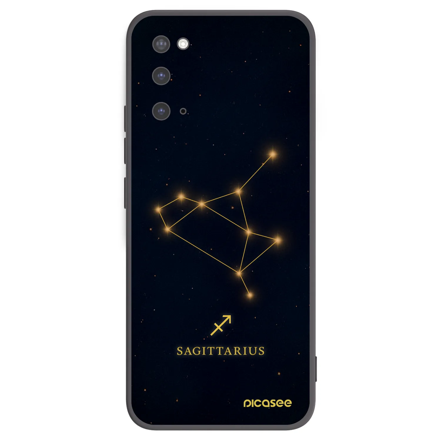 Picasee silikonový černý obal pro Samsung Galaxy S20 G980F - SAGITTARIUS