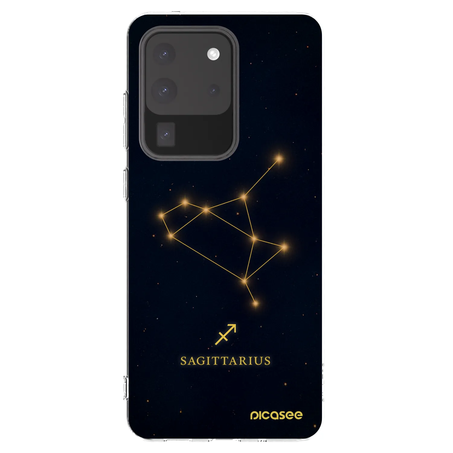 Picasee silikonový průhledný obal pro Samsung Galaxy S20 Ultra 5G G988F - SAGITTARIUS