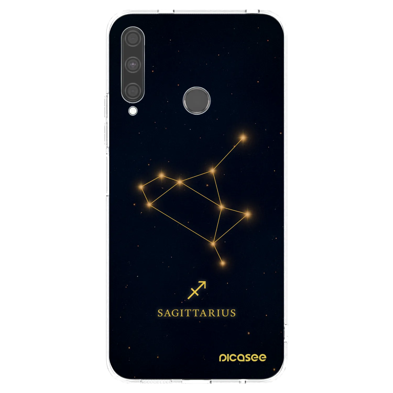 Picasee silikonový průhledný obal pro Huawei P40 Lite E - SAGITTARIUS