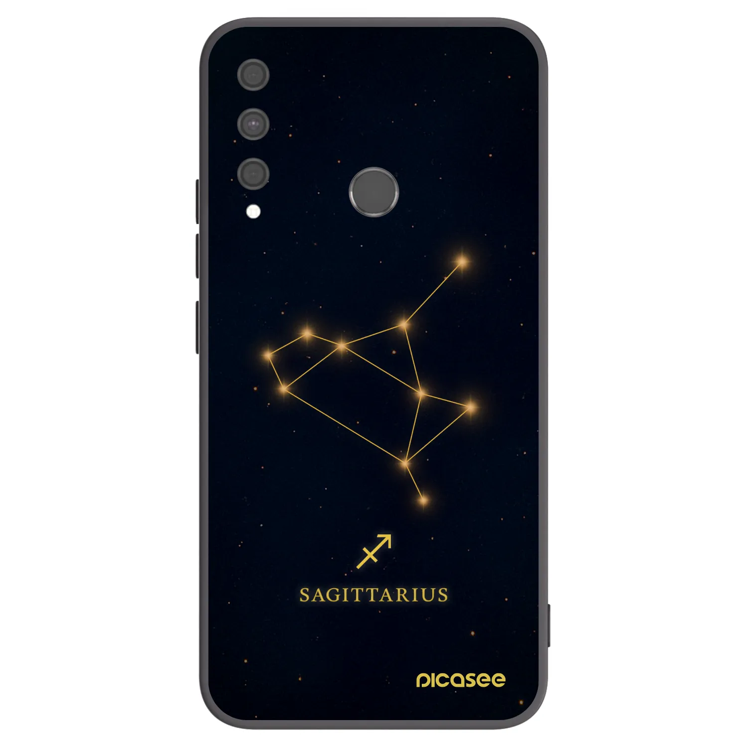 Picasee silikonový černý obal pro Huawei P40 Lite E - SAGITTARIUS