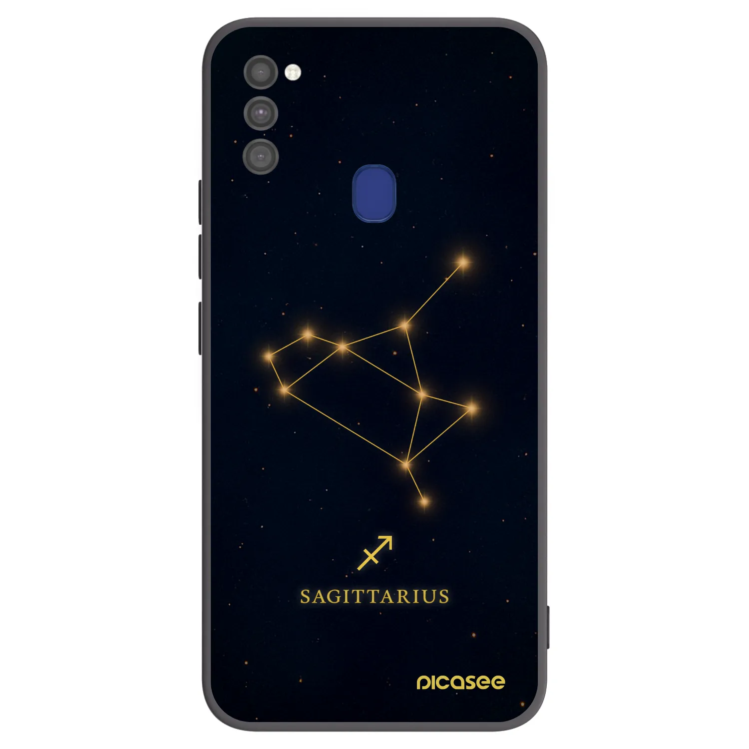 Picasee silikonový černý obal pro Samsung Galaxy M21 M215F - SAGITTARIUS