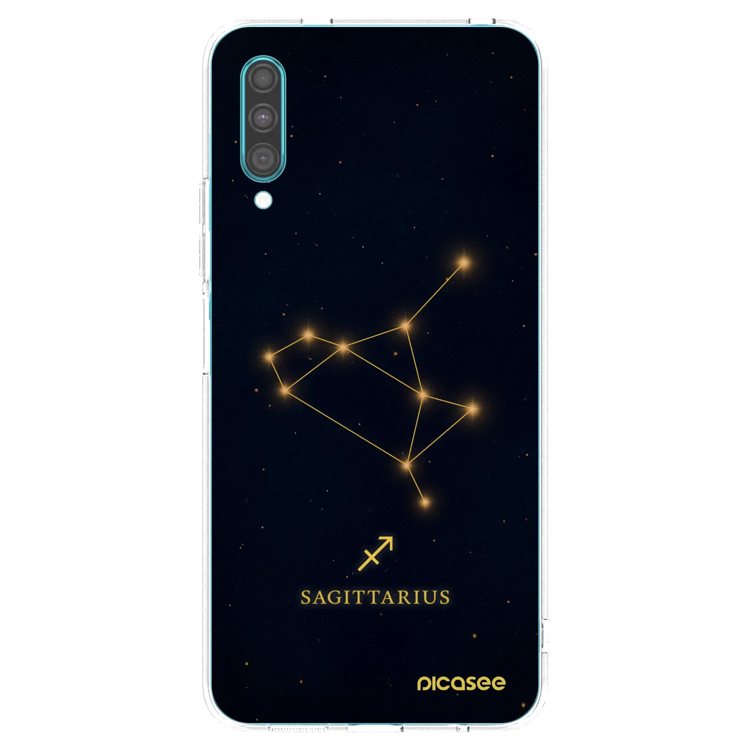 Picasee silikonový průhledný obal pro Samsung Galaxy A30s A307F - SAGITTARIUS