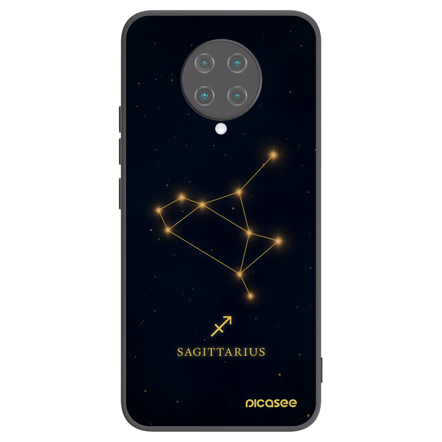 Picasee silikonový černý obal pro Xiaomi Poco F2 Pro - SAGITTARIUS