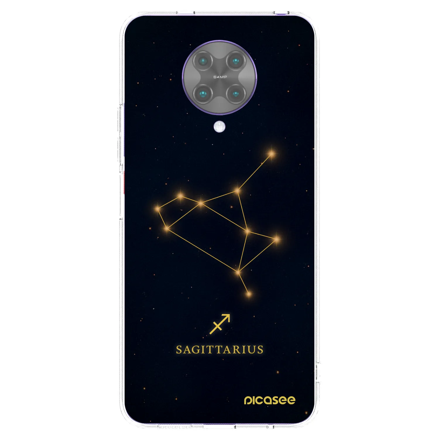 Picasee silikonový průhledný obal pro Xiaomi Poco F2 Pro - SAGITTARIUS