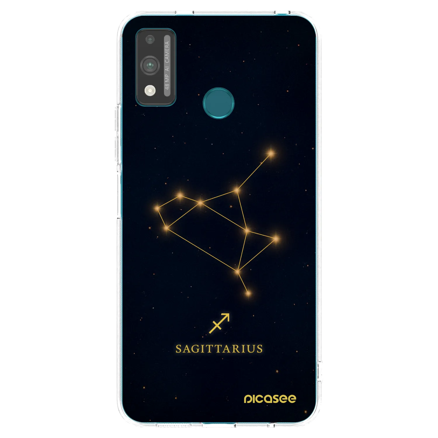Picasee silikonový průhledný obal pro Honor 9X Lite - SAGITTARIUS