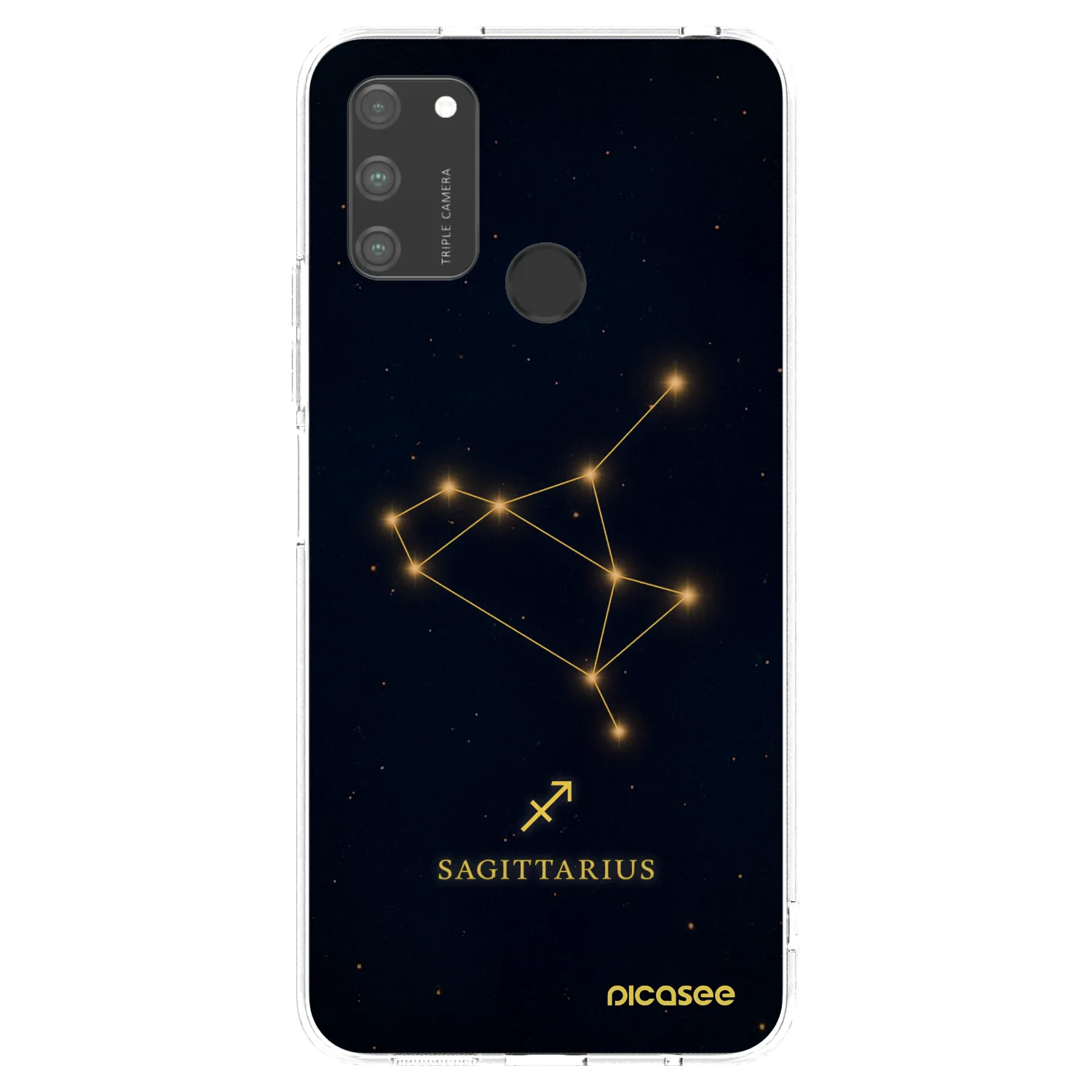 Picasee silikonový průhledný obal pro Honor 9A - SAGITTARIUS