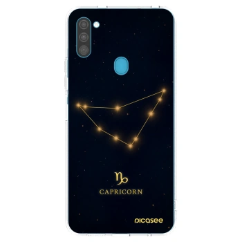 Picasee silikonový průhledný obal pro Samsung Galaxy M11 - CAPRICORN