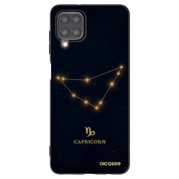 Picasee silikonový černý obal pro Samsung Galaxy A12 A125F - CAPRICORN