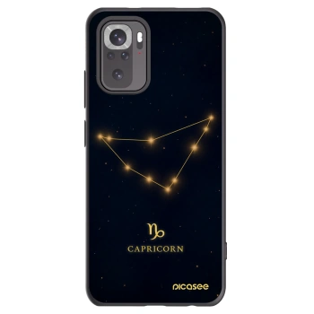 Picasee silikonový černý obal pro Xiaomi Redmi Note 10S - CAPRICORN