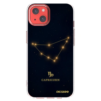 Picasee silikonový průhledný obal pro Apple iPhone 13 - CAPRICORN