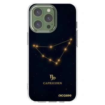 Picasee silikonový průhledný obal pro Apple iPhone 13 Pro - CAPRICORN
