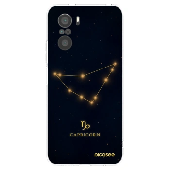 Picasee silikonový průhledný obal pro Xiaomi Poco F3 - CAPRICORN