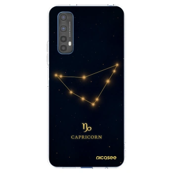 Picasee silikonový průhledný obal pro Realme 7 - CAPRICORN