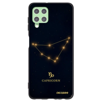 Picasee silikonový černý obal pro Samsung Galaxy A22 A225F 4G - CAPRICORN