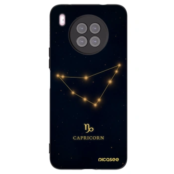 Picasee silikonový černý obal pro Huawei Nova 8i - CAPRICORN