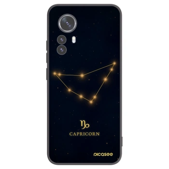 Picasee silikonový černý obal pro Xiaomi 12 Pro - CAPRICORN