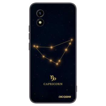 Picasee silikonový černý obal pro Vivo Y01 - CAPRICORN