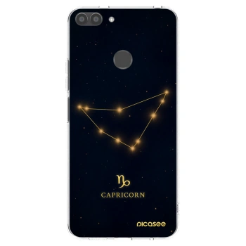 Picasee silikonový průhledný obal pro Huawei P Smart - CAPRICORN