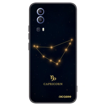 Picasee silikonový černý obal pro Vivo Y52 5G - CAPRICORN