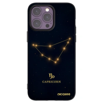 Picasee silikonový černý obal pro Apple iPhone 14 Pro Max - CAPRICORN
