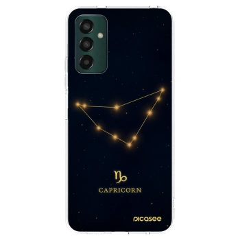 Picasee silikonový průhledný obal pro Samsung Galaxy M13 M135F - CAPRICORN
