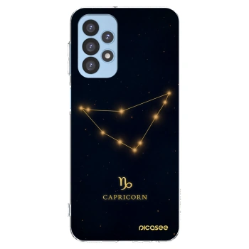 Picasee silikonový průhledný obal pro Samsung Galaxy A23 A235F 4G - CAPRICORN