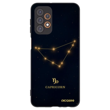 Picasee silikonový černý obal pro Samsung Galaxy A23 A236B 5G - CAPRICORN