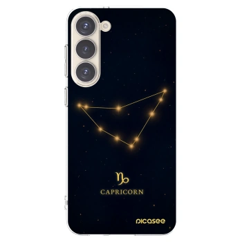Picasee silikonový průhledný obal pro Samsung Galaxy S23+ 5G - CAPRICORN