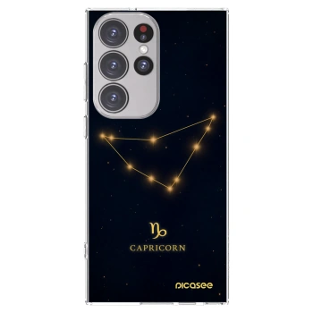 Picasee silikonový průhledný obal pro Samsung Galaxy S23 Ultra 5G - CAPRICORN