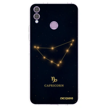 Picasee silikonový průhledný obal pro Honor 8X - CAPRICORN