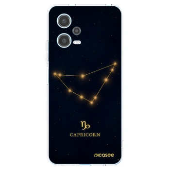 Picasee silikonový průhledný obal pro Xiaomi Redmi Note 12 5G - CAPRICORN