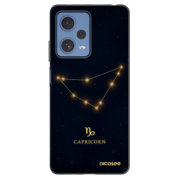Picasee silikonový černý obal pro Xiaomi Redmi Note 12 Pro 5G - CAPRICORN