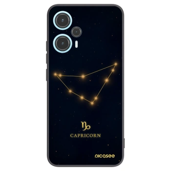 Picasee silikonový černý obal pro Xiaomi Poco F5 - CAPRICORN