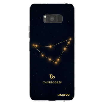 Picasee silikonový průhledný obal pro Samsung Galaxy S8 G950F - CAPRICORN