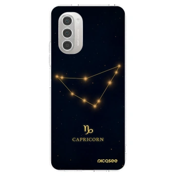 Picasee silikonový průhledný obal pro Motorola Moto G51 - CAPRICORN