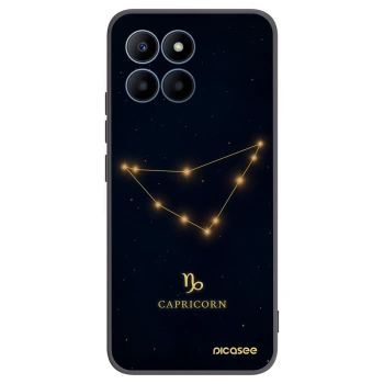 Picasee silikonový černý obal pro Honor 70 Lite - CAPRICORN