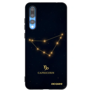 Picasee silikonový černý obal pro Huawei P20 Pro - CAPRICORN