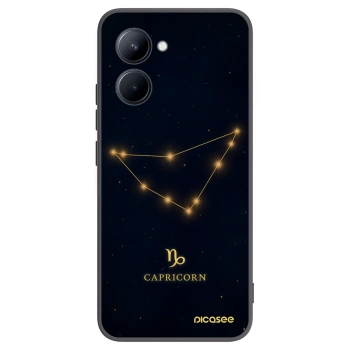 Picasee silikonový černý obal pro Realme C33 (2023) - CAPRICORN