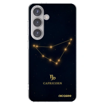 Picasee silikonový průhledný obal pro Samsung Galaxy S24 S921B 5G - CAPRICORN