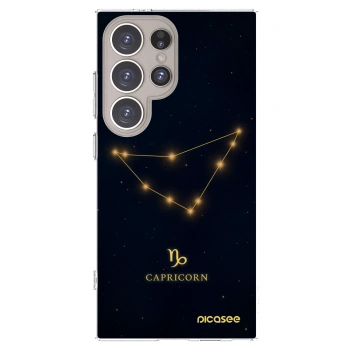 Picasee silikonový průhledný obal pro Samsung Galaxy S24 Ultra S928B 5G - CAPRICORN