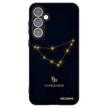 Picasee silikonový černý obal pro Samsung Galaxy S23 FE S711B - CAPRICORN