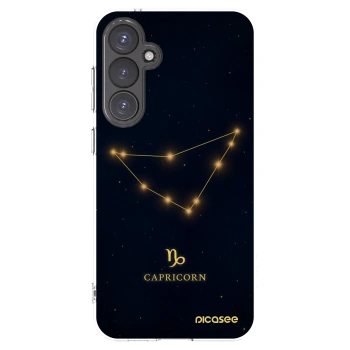 Picasee silikonový průhledný obal pro Samsung Galaxy S23 FE S711B - CAPRICORN
