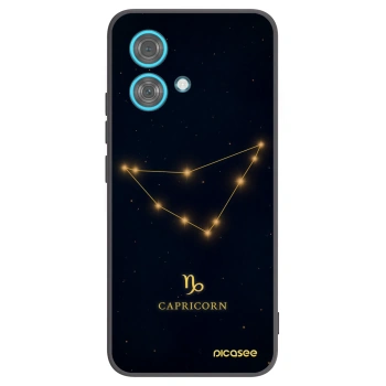 Picasee silikonový černý obal pro Motorola Edge 40 Neo - CAPRICORN