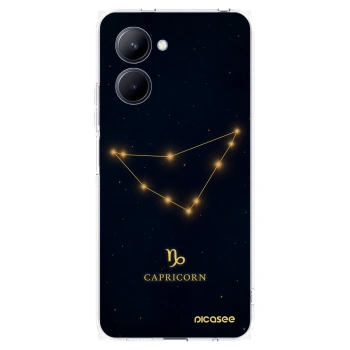 Picasee silikonový průhledný obal pro Realme C33 (2023) - CAPRICORN