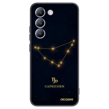 Picasee silikonový černý obal pro Vivo V40 SE 5G - CAPRICORN