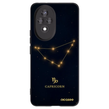 Picasee silikonový černý obal pro Honor 200 Pro 5G - CAPRICORN
